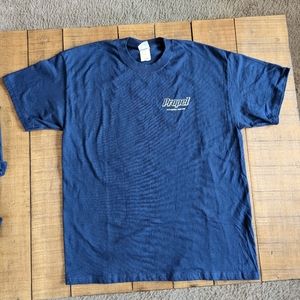 Men's Hanes Beefy XL Navy Blue Vintage 2000s Propel T-Shirt